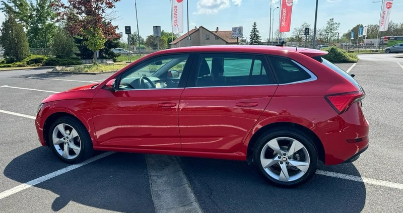 Skoda Scala cena 69550 przebieg: 55130, rok produkcji 2020 z Dukla małe 137